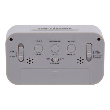 Camran Grey Lcd Digital Clock