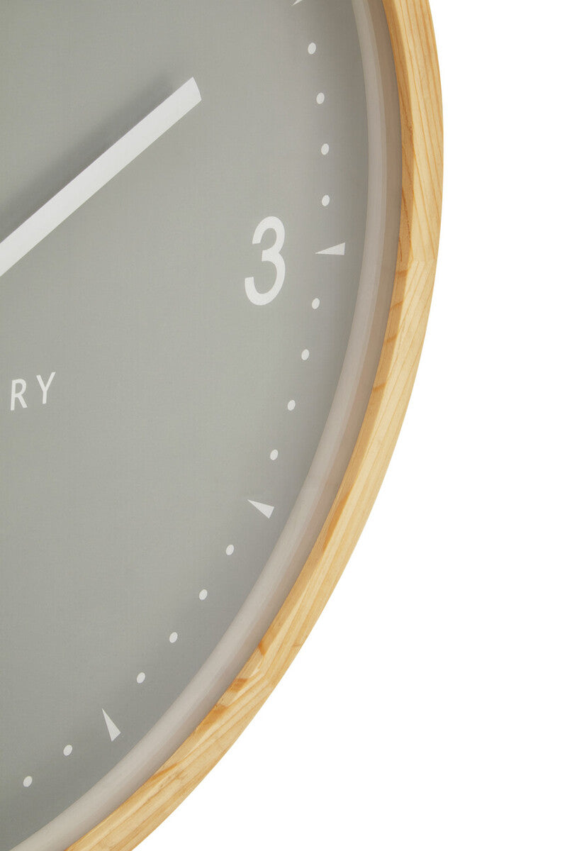 Vitus Grey Wall Clock