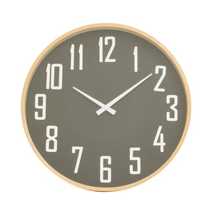 30cm Dia Black Wall Clock | Vitus