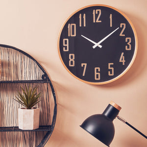 Vitus Black Wall Clock