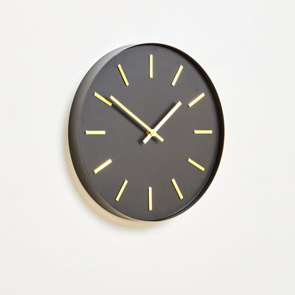 Vitus Black And Gold Wall Clock
