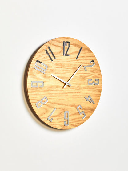 Vitus Natural Wood Effect Wall Clock