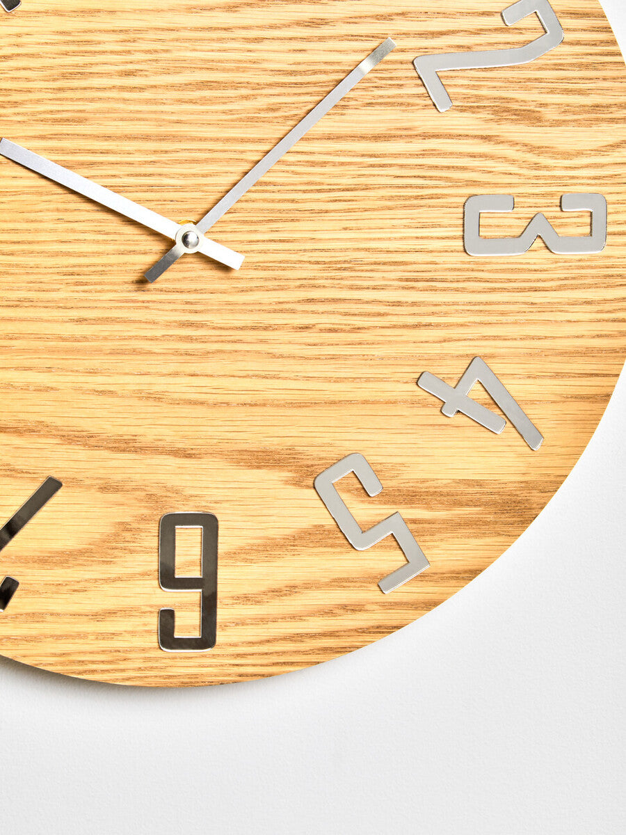 Vitus Natural Wood Effect Wall Clock