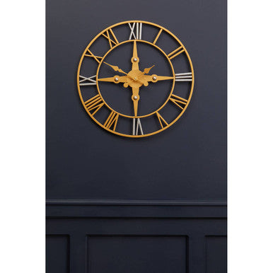 Vitus Gold And Silver Wall Clock