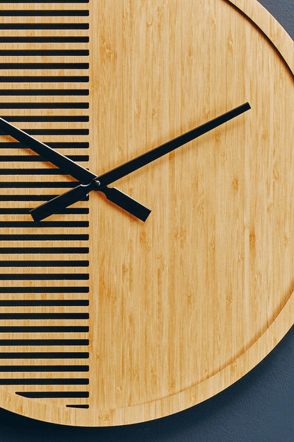 Vitus Large Wooden Wall Clock