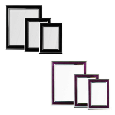 Opulence Purple and Silver Photo Frames - Set of 3 - image 4