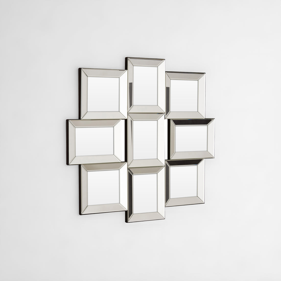 Opulence 9 Photo Mirrored Collage Frame