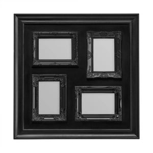 4 Photo Black Plastic Multi Photo Frame | Maren