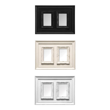 Maren White Plastic Two Photo Frame - image 2