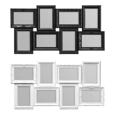 Maren Vintage Style Black 8 Photo Frame