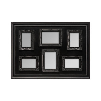 Maren Black Contemporary 6 Photo Frame - image 1