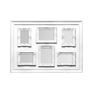 White Contemporary 6 Photo Frame | Maren