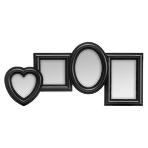 Maren 4 Photo Black Plastic Photo Frame