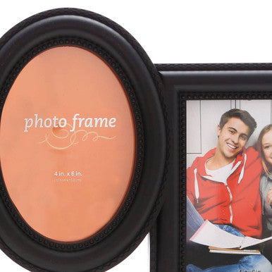 Maren 4 Photo Black Plastic Photo Frame - image 3
