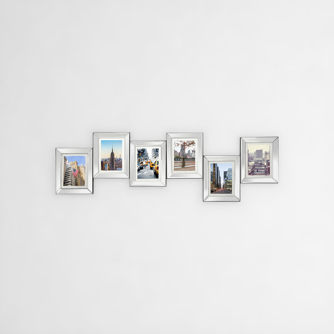 Opulence 6 Mirrored Multi Photo Frame