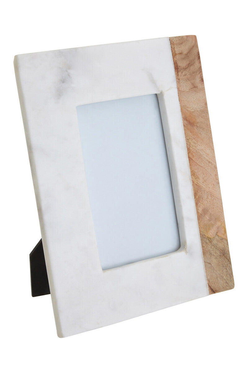Sena Marble And Mango Wood Small Photo Frame