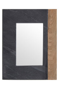 Kata Small Slate and Mango Wood 4In X 6In Photo Frame