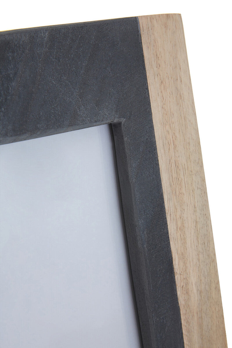 Kata Large Slate and Mango Wood 5In X 7In Photo Frame