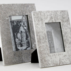 5X7 Silver Etched Photo Frame | Bowerbird