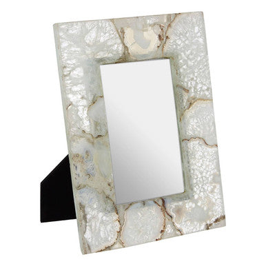 Bowerbird White Agate 4 X 6 Photo Frame