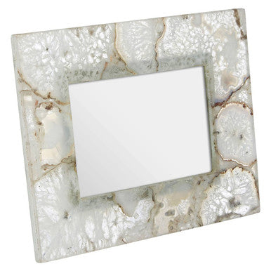 Bowerbird White Agate 4 X 6 Photo Frame