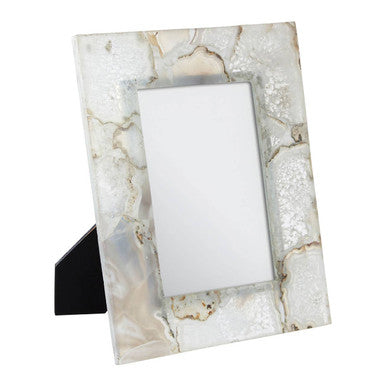 Bowerbird White Agate 5In X 7In Photo Frame