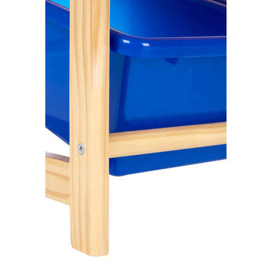 Kids 3 Tier Pine Frame Storage Unit