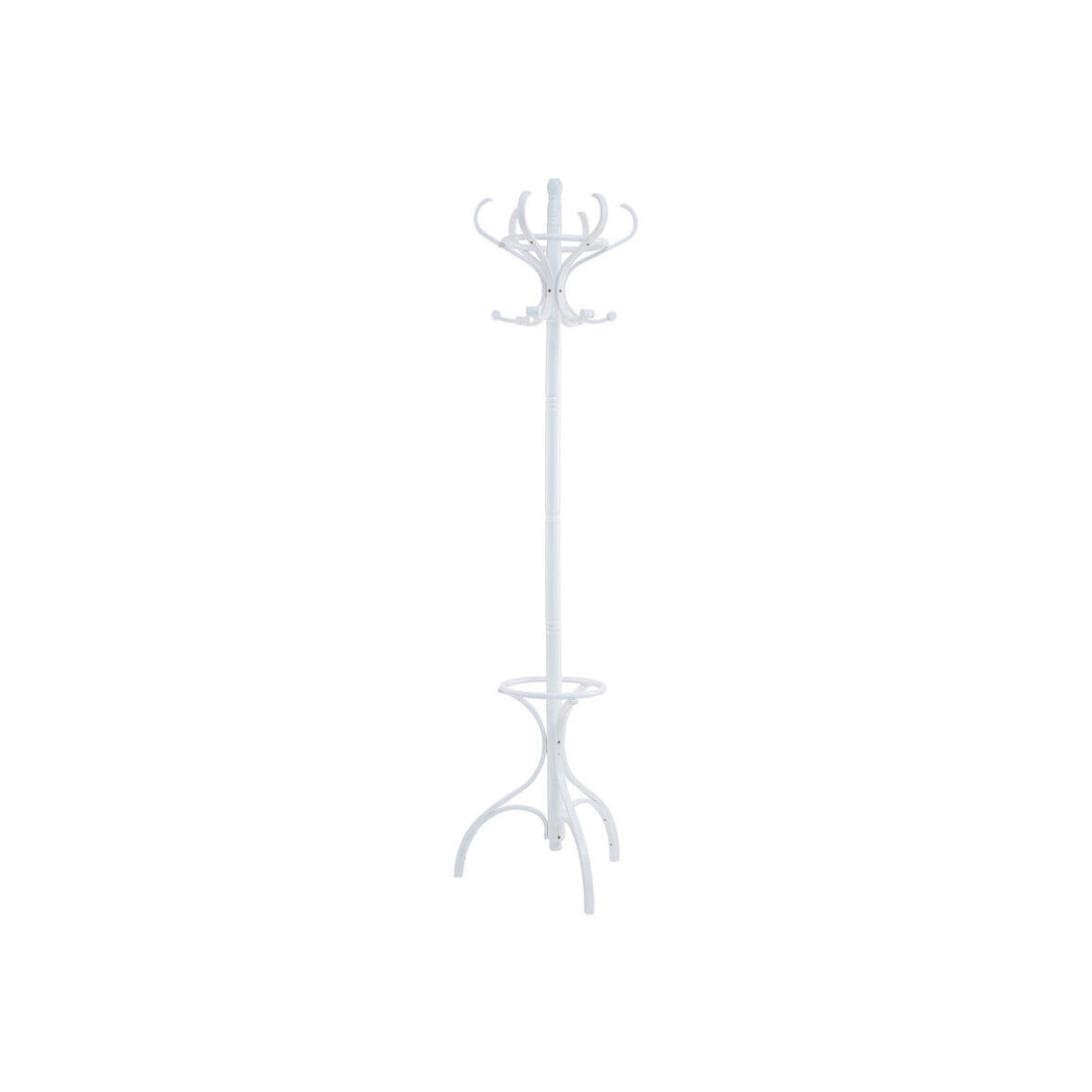 Kennedy 184cm White Finish Floor Standing Coat Stand