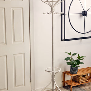 Kennedy White Wooden Coat Stand