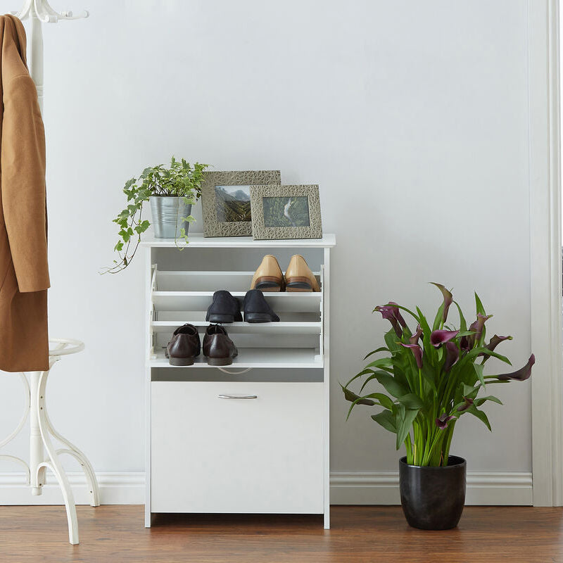 Ryan White Finish Shoe Storage Cupboard - image 2