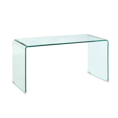Matrix Clear Bent Glass Coffee Table