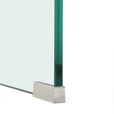 Matrix Clear Bent Glass Coffee Table