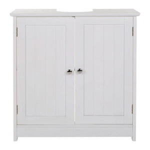 White 2 Door Under Sink Cabinet | Portland