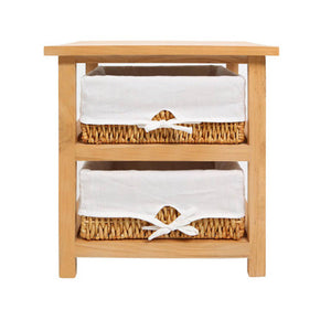 Honey 2 Baskets Storage Unit | Maize