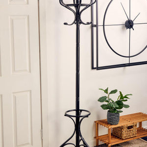 Kennedy Black Wooden Coat Stand