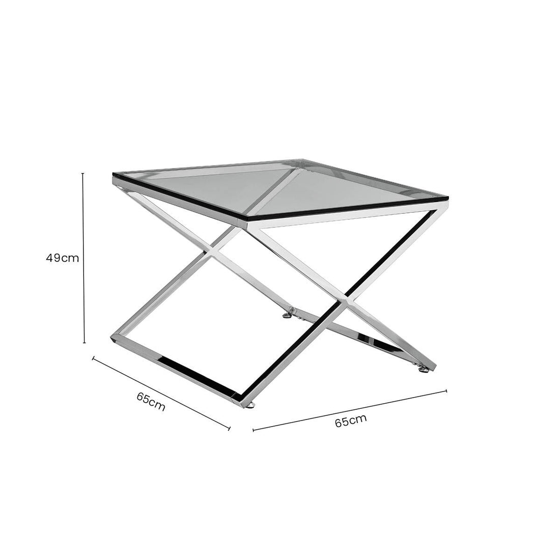 Montril Criss Cross Frame Coffee Table - image 2