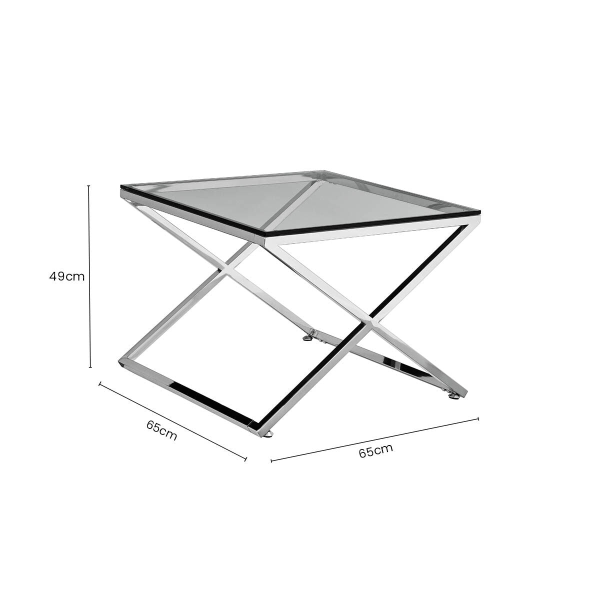Montril Criss Cross Frame Coffee Table - image 2