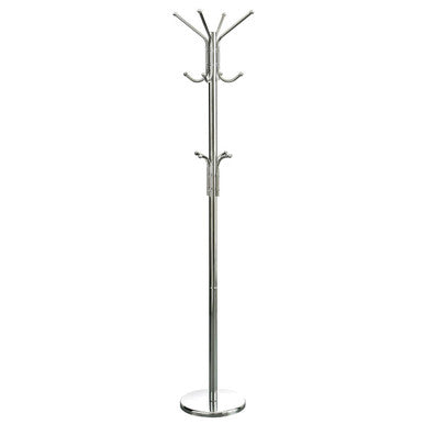 Drew Chrome Floor Standing Coat Stand