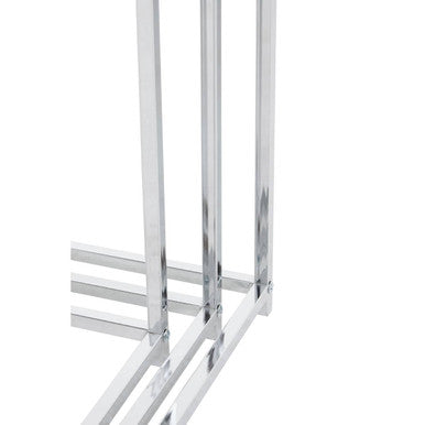 Fulton Black Nest Of 3 Tables With Chrome Frame - image 8