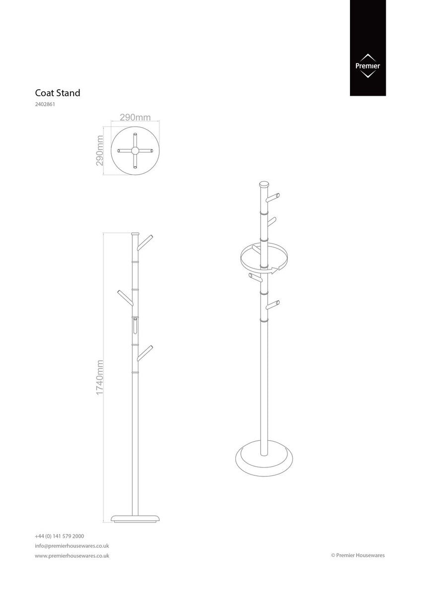 Joan Multicoloured Acrylic Pegs Coat Stand
