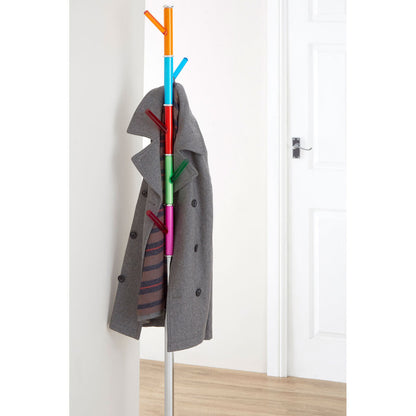 Joan Multicoloured Acrylic Pegs Coat Stand