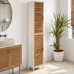 2 Single 4 Inner Shelves Standing Cabinet | Verdon