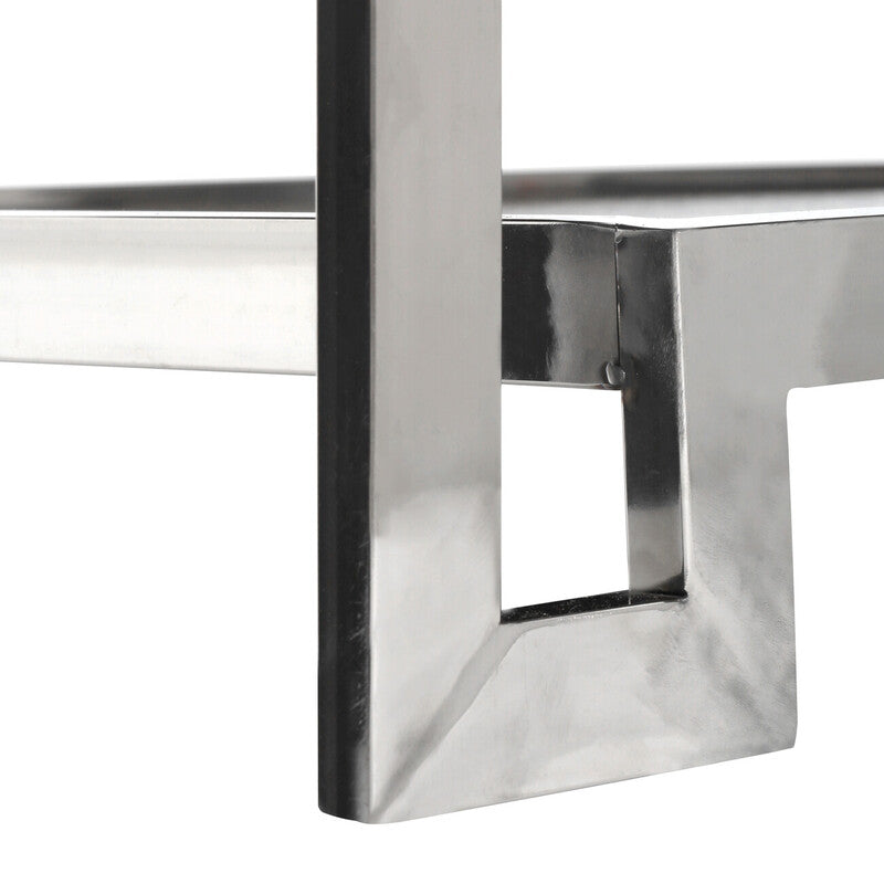 Carla Crocodile Leather Effect Coffee Table