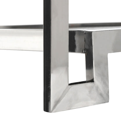 Carla Crocodile Leather Effect Coffee Table