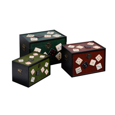 Dice Design Storage Trunks - Set of 3
