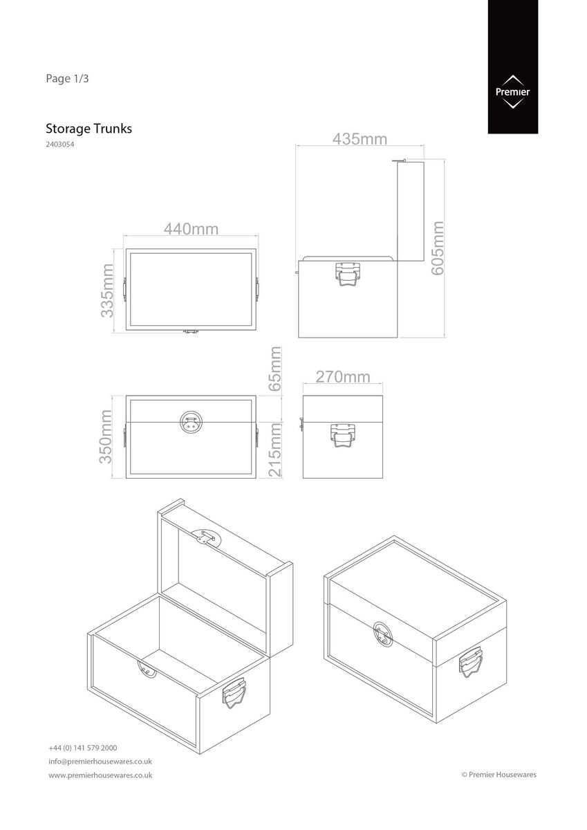 Dice Design Storage Trunks