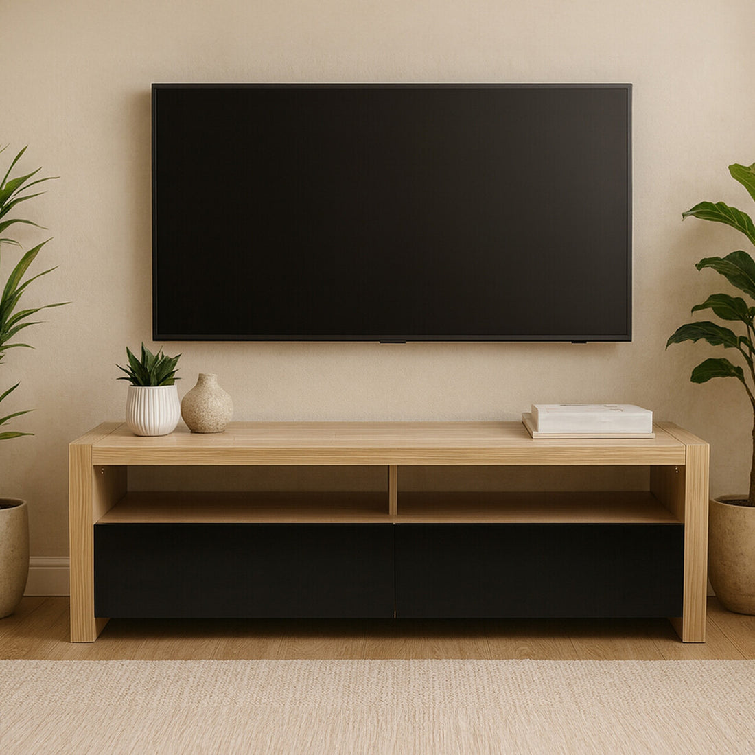 Loki 2 Drawers And 1 Shelf Coffee Table - image 1