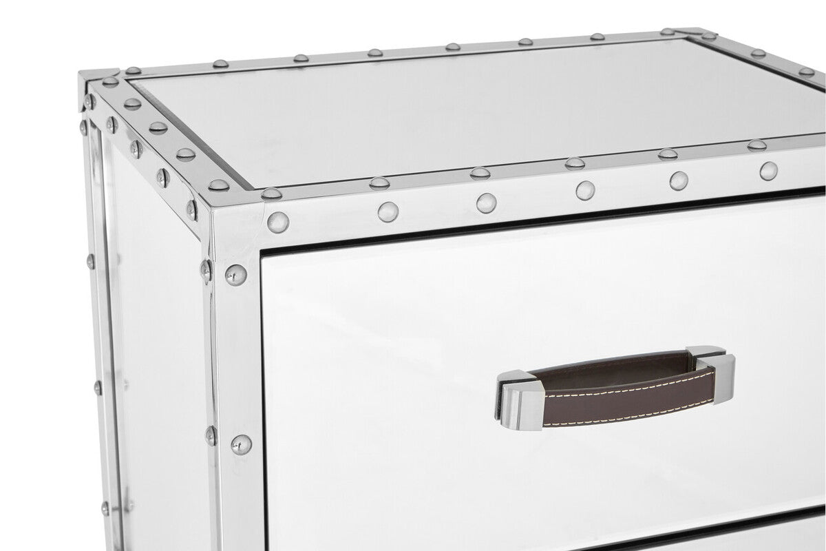 Rivet Chest of 5 Drawers