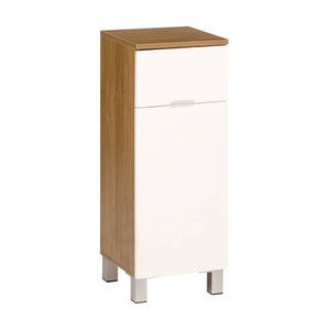 Oak Effect 1 Drawer 1 Door Standing Cabinet | Vida
