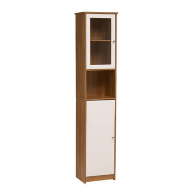 Vida 2 Door Oak Effect Floor Standing Cabinet